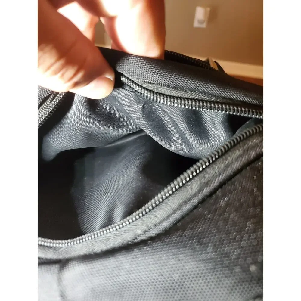 Yamtion Backpack Black Travel Laptop Bag Men Unisex School College Bookbag Used